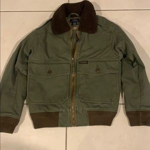Ralph Lauren Olive Green bomber jacket for boys